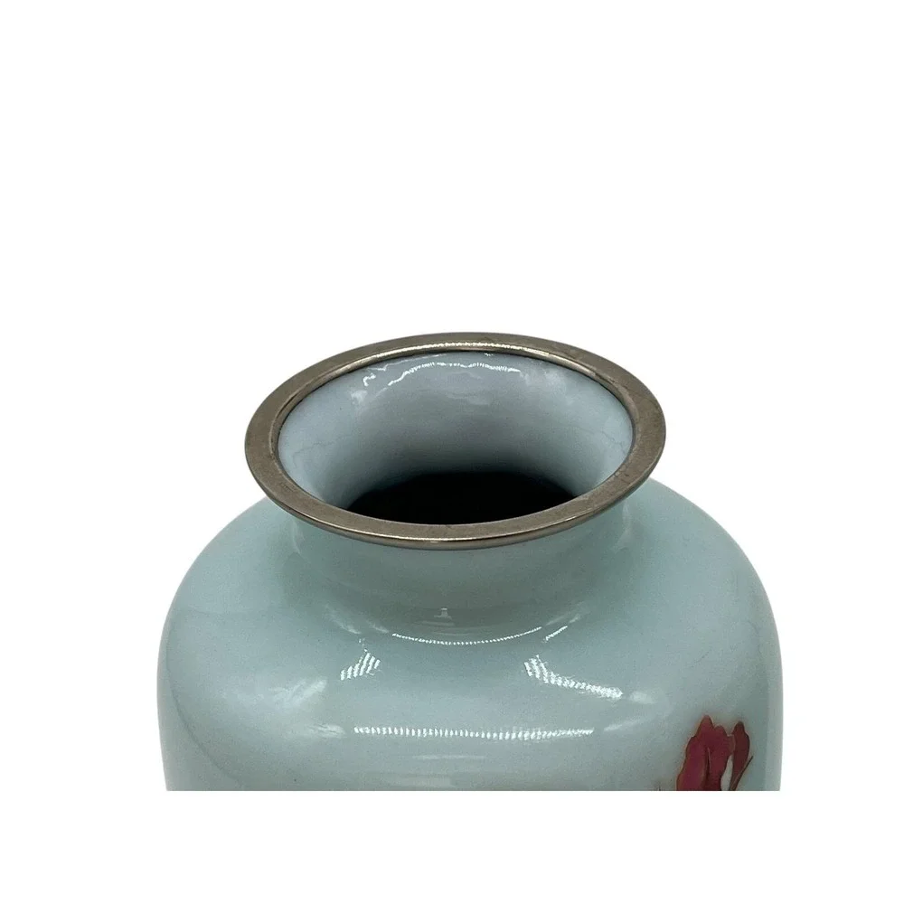 Vintage Sato Cloisonné Pair of 7